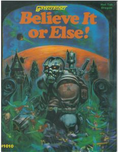 Believe it or Else! cover